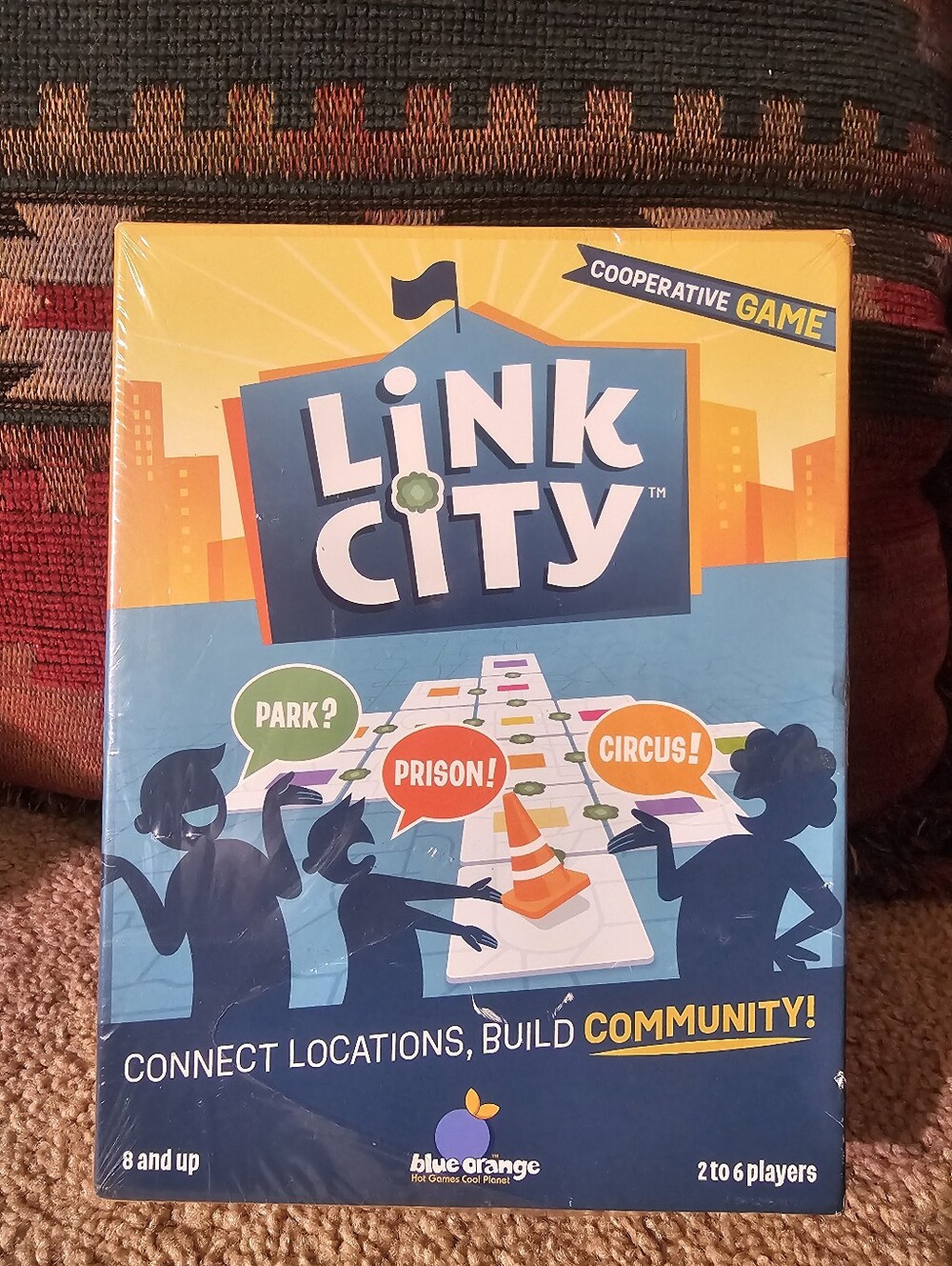 Cooperative Board game Link City By Blue Orange Games (New)